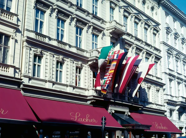 Hotel Sacher, Вена — стоковое фото