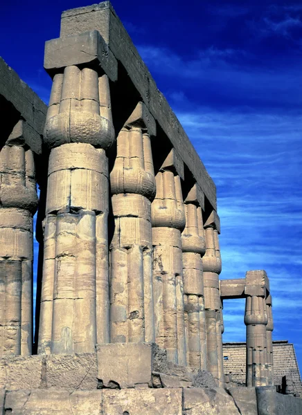 Karnak Tapınağı, colonnade — Stok fotoğraf