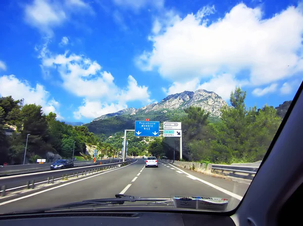 Дорога в Монако — стокове фото