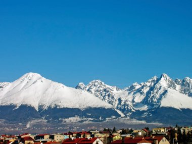 Slovakya 'da Poprad ile Tatra Dağı