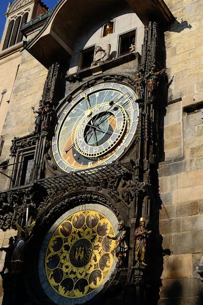 Astronomiska uret på gamla rådhuset — Stockfoto
