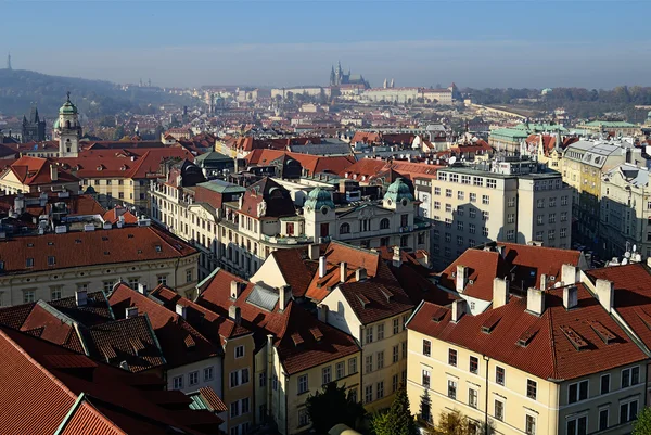 Pohled na prahu z Staroměstská radnice — Stock fotografie