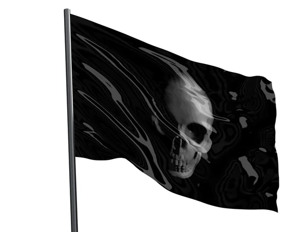 Bandeira do pirata do crânio — Fotografia de Stock