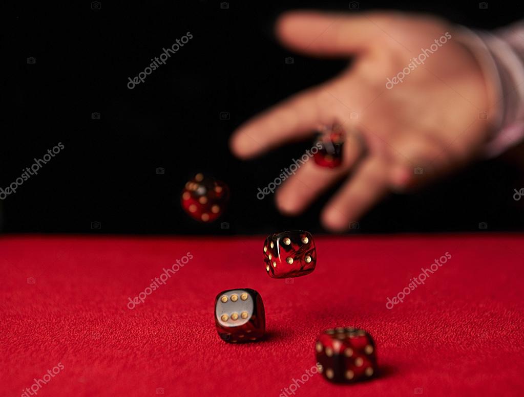 Hand Rolling Dice