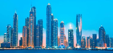 Gündoğumunda Dubai manzarası, BAE