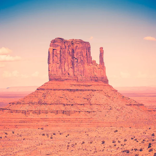 Monument Valley Com Processamento Fotográfico Especial Eua — Fotografia de Stock