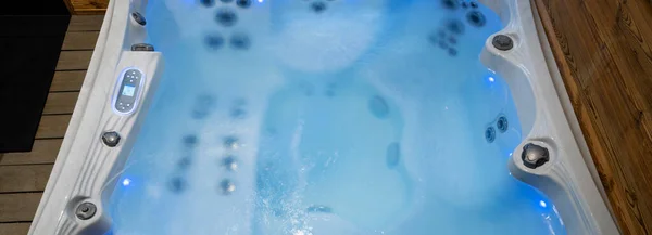 Jacuzzi Einem Haus Frankreich Europa — Stockfoto