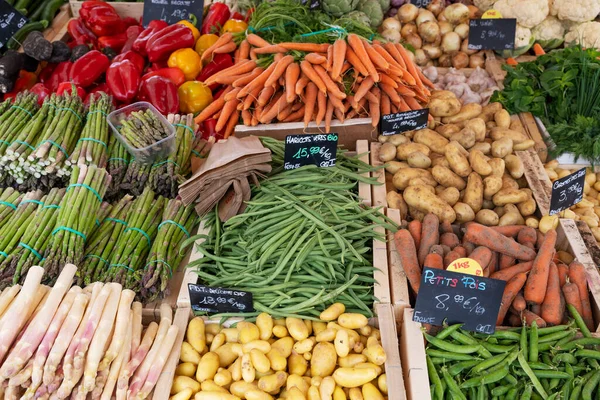 Légumes Sur Marché Français — Photo