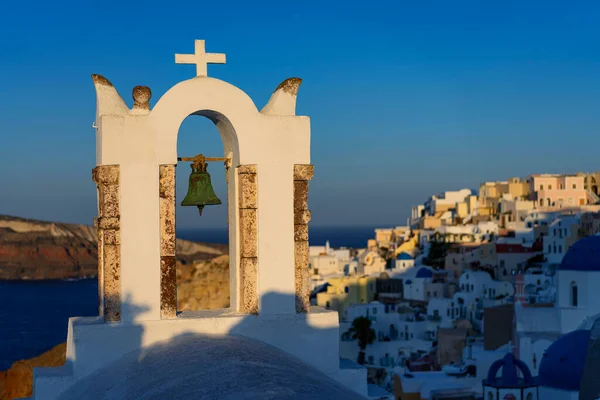 Slavný Výhled Oie Ráno Santorini Řecko — Stock fotografie