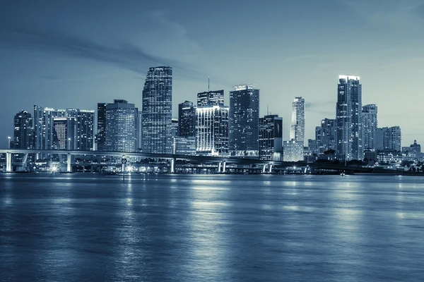 Panorama města Miami Stock Fotografie