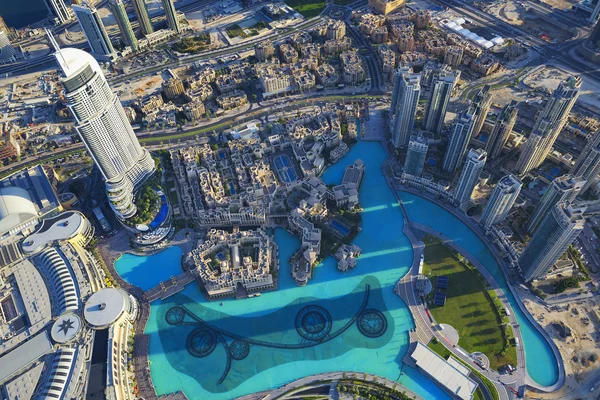 Dubai uitzicht op de stad — Stockfoto