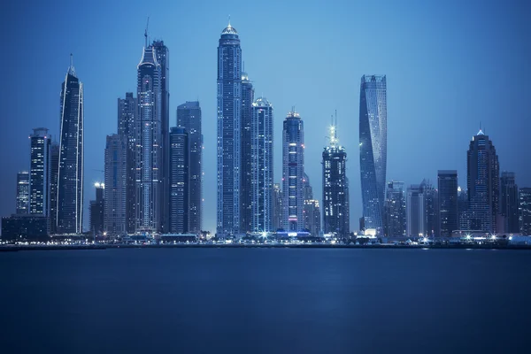 Vista de Dubai, processamento fotográfico especial — Fotografia de Stock