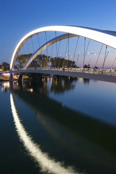 Verticale weergave van Lyon stad in de buurt van de samenvloeiing district — Stockfoto