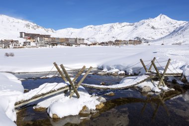 Tignes görünümünü