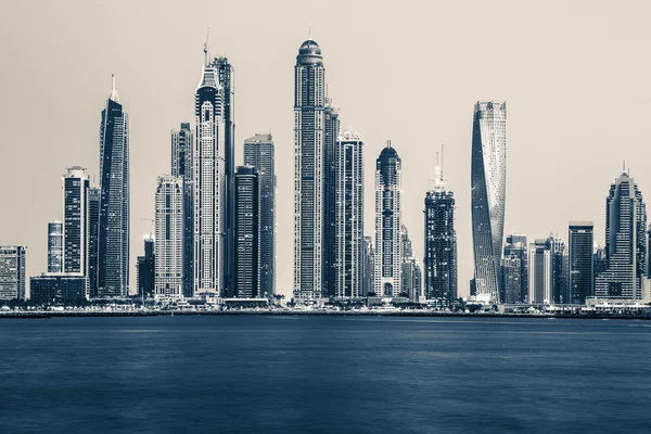 Blick auf Dubai, spezielle fotografische Bearbeitung — Stockfoto