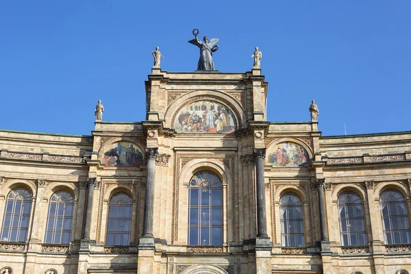 Part of the famous bayerischer landtag - maximilianeum — Stock Photo, Image