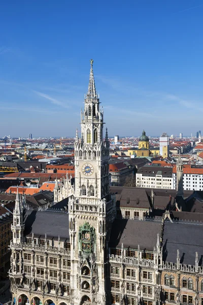 Blick auf mittelalterliches Rathausgebäude — Stockfoto
