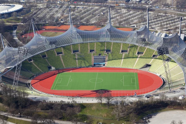 Az olimpiai stadion Münchenben — Stock Fotó