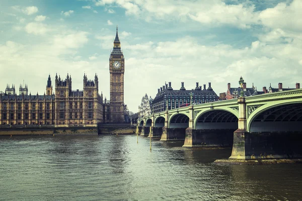 Big Ben και Σπίτια του Κοινοβουλίου — Φωτογραφία Αρχείου