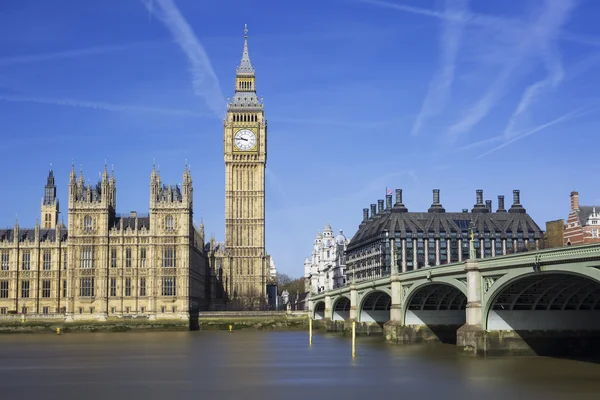 Big Ben i izby parlamentu — Zdjęcie stockowe