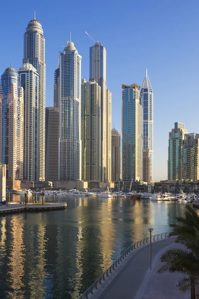 Dubai Yachthafentürme — Stockfoto