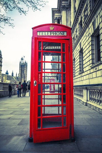 Red phone box