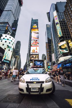 Police car in NYC  clipart