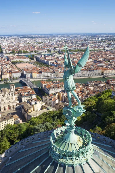 Vertical view of Lyon — Stock Photo, Image