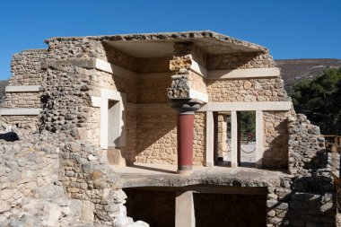 Girit 'teki ünlü Knossos sarayı