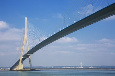 Pont de Normandy görünümünü