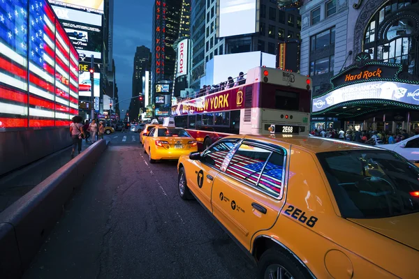 Times Square by nigh — Stock Photo, Image