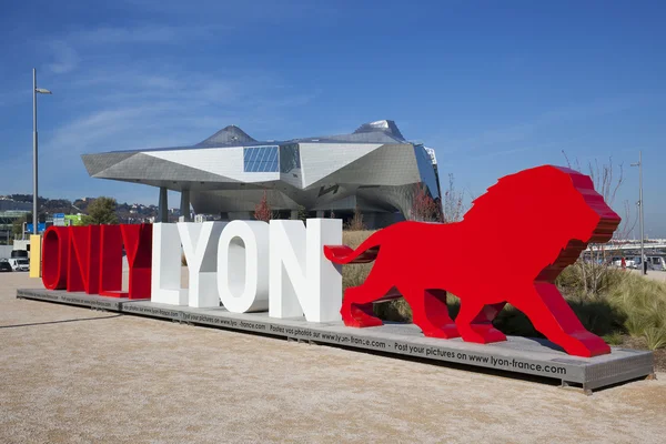 Euronews building in Lyon — Stock Photo, Image