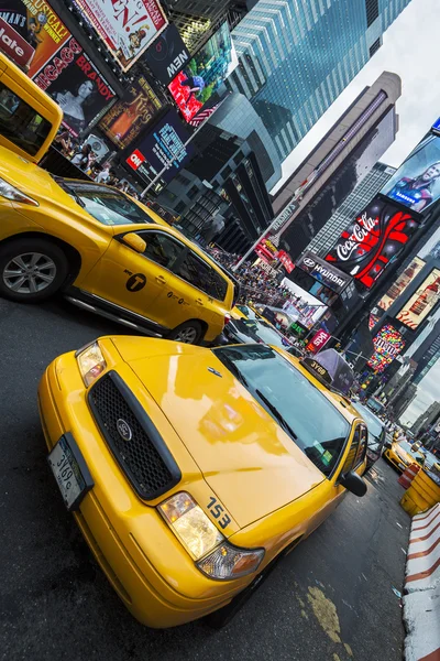 Time Sqare traffic — Stock Photo, Image