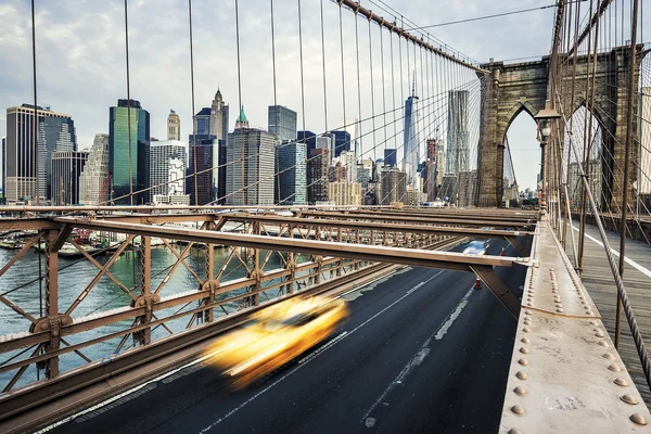 Weergave van brooklyn bridge — Stockfoto