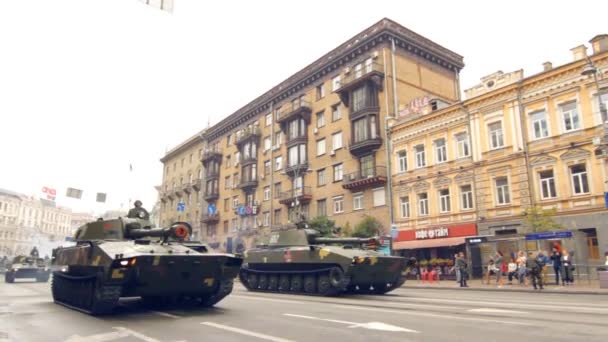 Sfilata delle forze armate ucraine — Video Stock