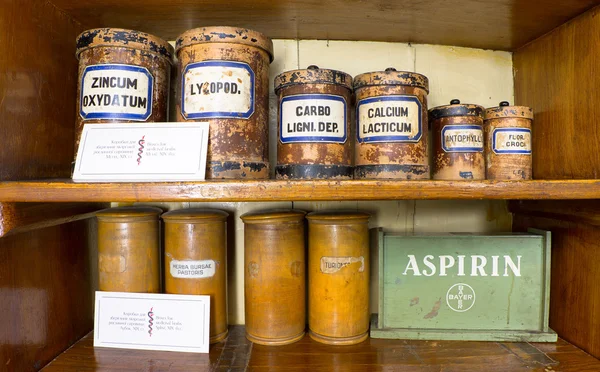 Oude apotheek in Lviv — Stockfoto