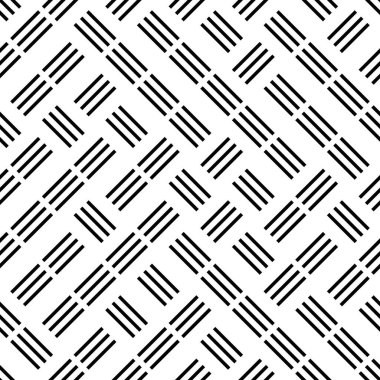 Eğik siyah segmentli pürüzsüz desen