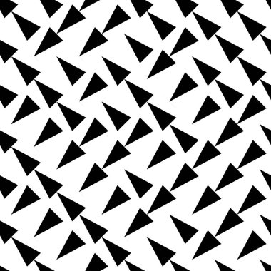 Eğik siyah üçgenli pürüzsüz desen