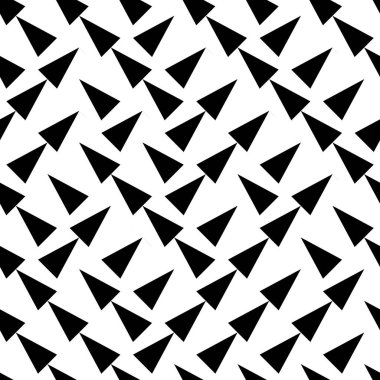 Eğik siyah üçgenli pürüzsüz desen
