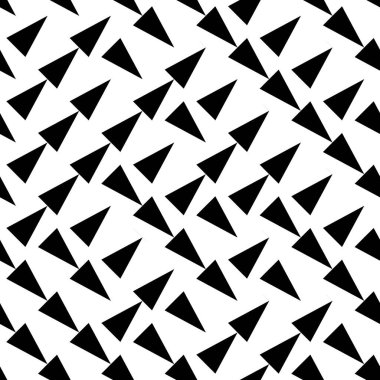 Eğik siyah üçgenli pürüzsüz desen