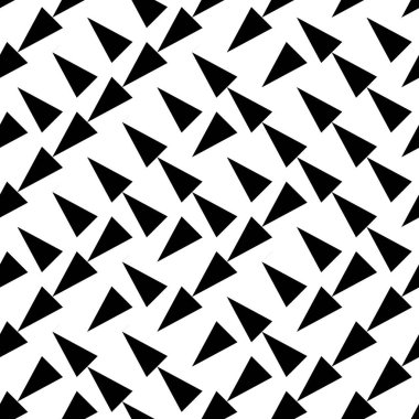 Eğik siyah üçgenli pürüzsüz desen
