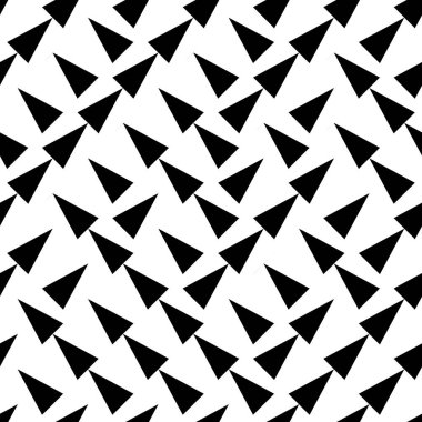 Eğik siyah üçgenli pürüzsüz desen
