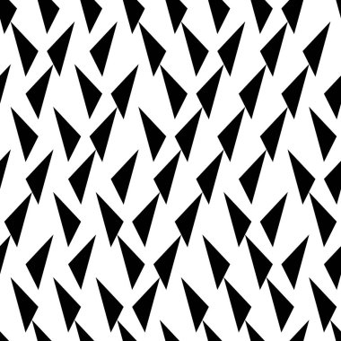 Eğik siyah üçgenli pürüzsüz desen