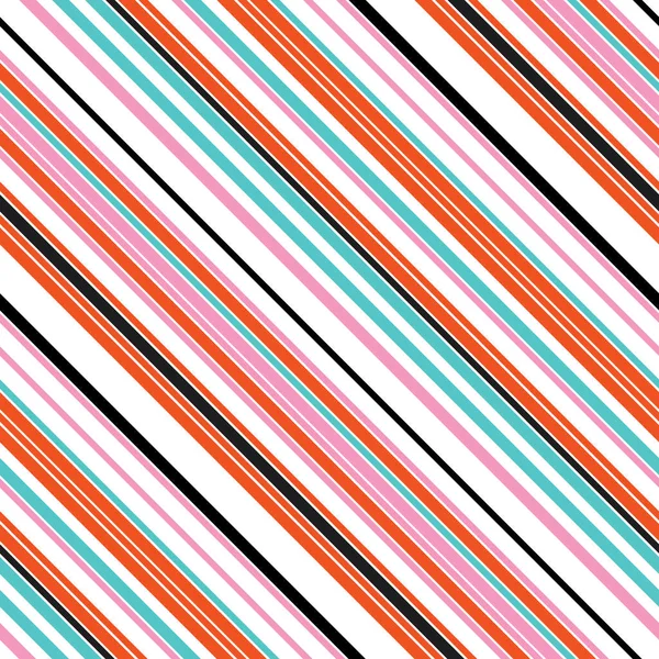 Modèle Sans Couture Avec Des Lignes Couleur Oblique — Image vectorielle