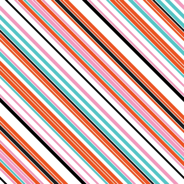 Modèle Sans Couture Avec Des Lignes Couleur Oblique — Image vectorielle