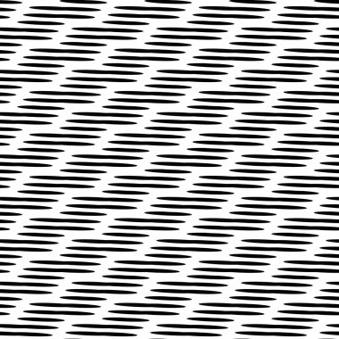 Eğik siyah elipsli pürüzsüz desen