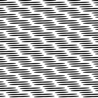 Eğik siyah elipsli pürüzsüz desen