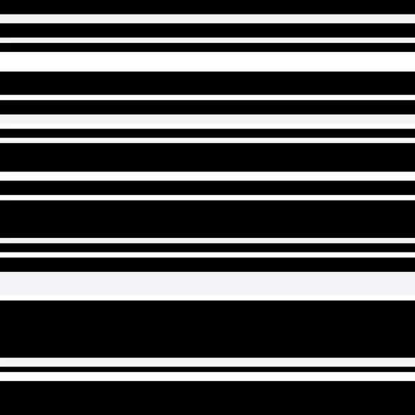 Seamless Pattern Horizontal Black Lines — Stock Vector