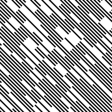 Eğik siyah segmentli pürüzsüz desen