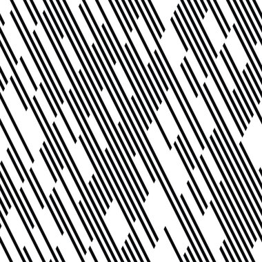 Eğik siyah segmentli pürüzsüz desen